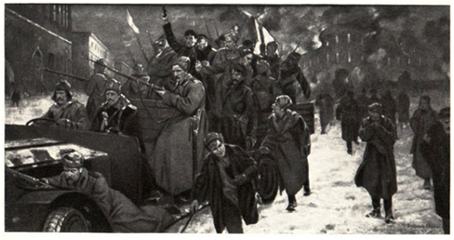 «Февральские дни в Петрограде». 1934 г. Государственный музей Революции СССР