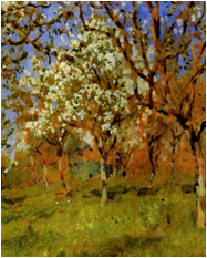 И. Левитан «Цветущие яблони»